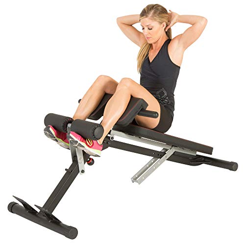 FITNESS REALITY X-Class Light Commercial Multi-Workout Hyperextension Bauch- und Rückentrainer, Schwarz