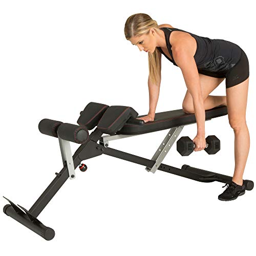 FITNESS REALITY X-Class Light Commercial Multi-Workout Hyperextension Bauch- und Rückentrainer, Schwarz