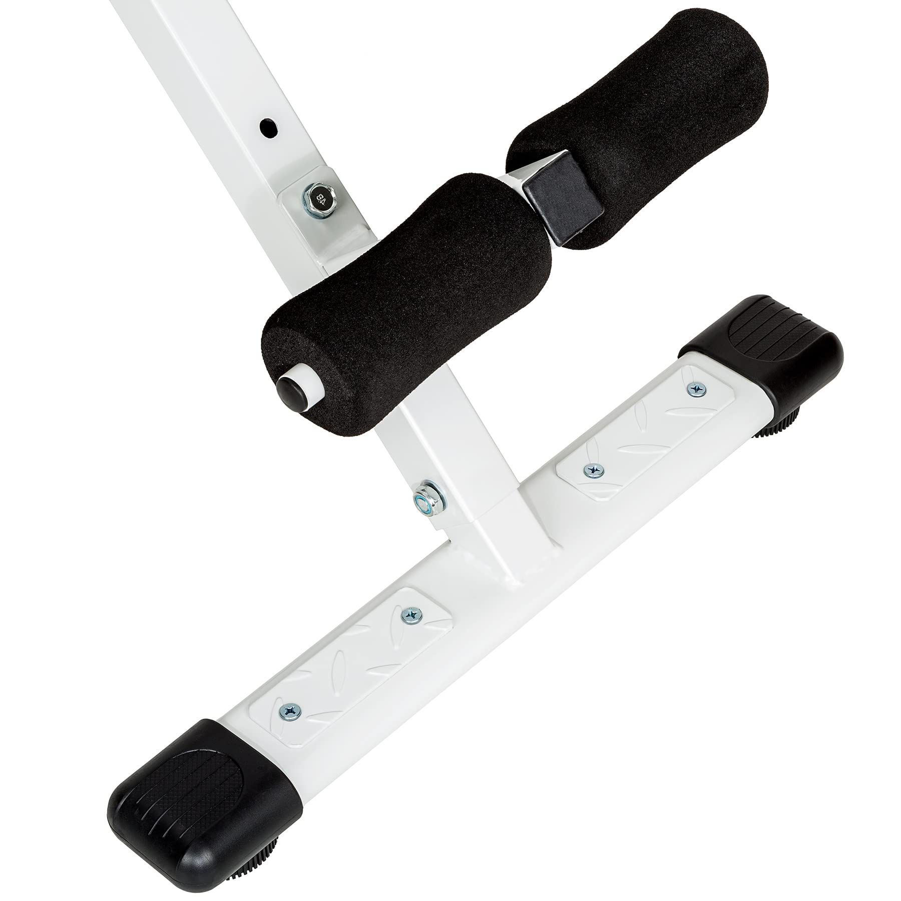 tectake® Hyperextension Trainingsbank, Hantelbank klappbar, Rückentrainer und Bauchtrainer, Bauchmuskeltrainer, gepolsterte Bank, Schrägbank für Bauch Beine Po Workout, Equipment für Home Gym
