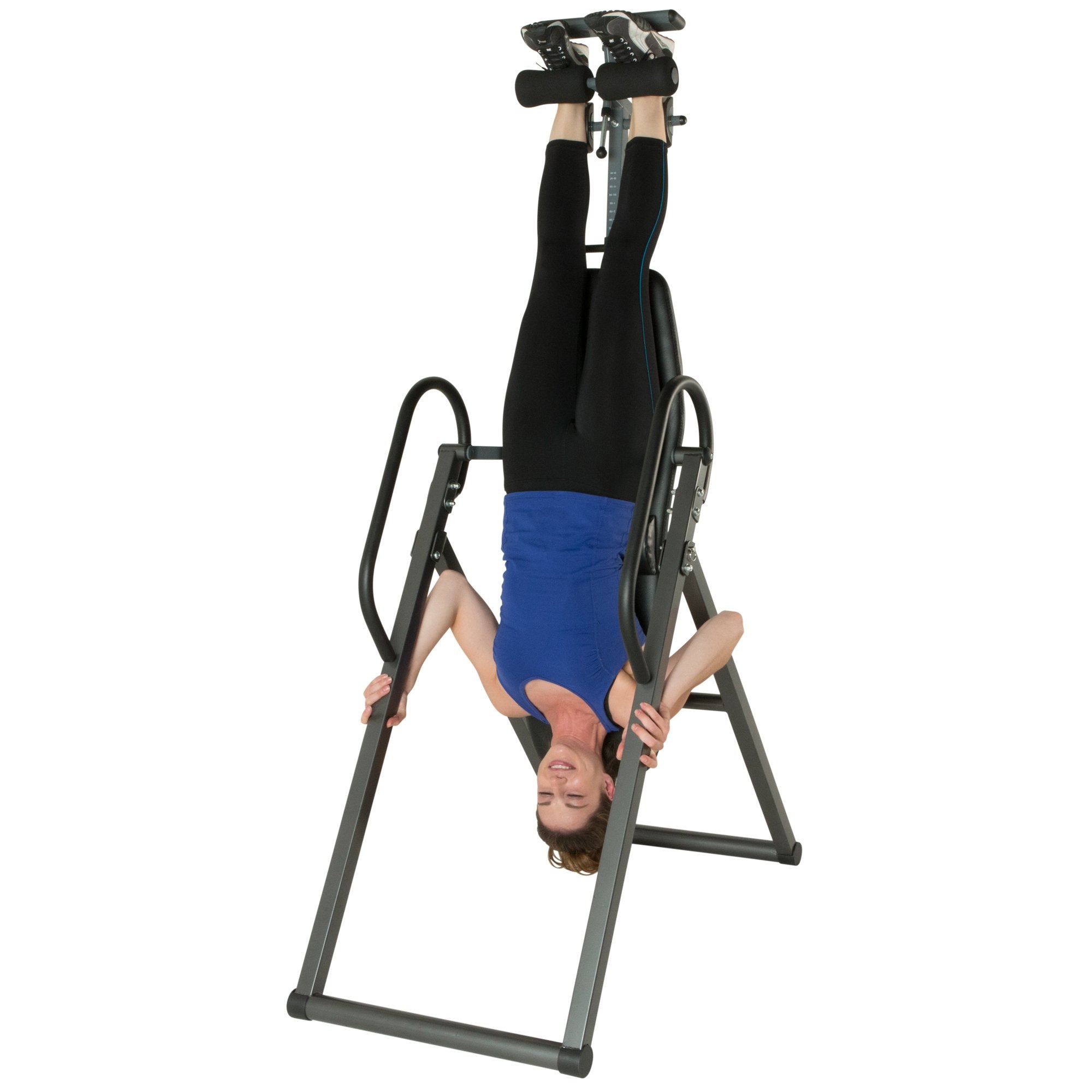 FITNESS REALITY 790XLT Inversionstisch mit Rückenkissen, verstellbar bis 1,98m Körpergrösse, 136kg maximales Benutzergewicht, volle vertikale Inversion bis 180 Grad