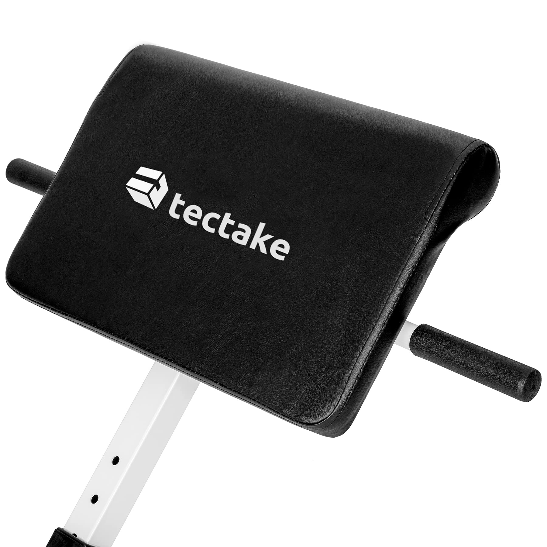 tectake® Hyperextension Trainingsbank, Hantelbank klappbar, Rückentrainer und Bauchtrainer, Bauchmuskeltrainer, gepolsterte Bank, Schrägbank für Bauch Beine Po Workout, Equipment für Home Gym