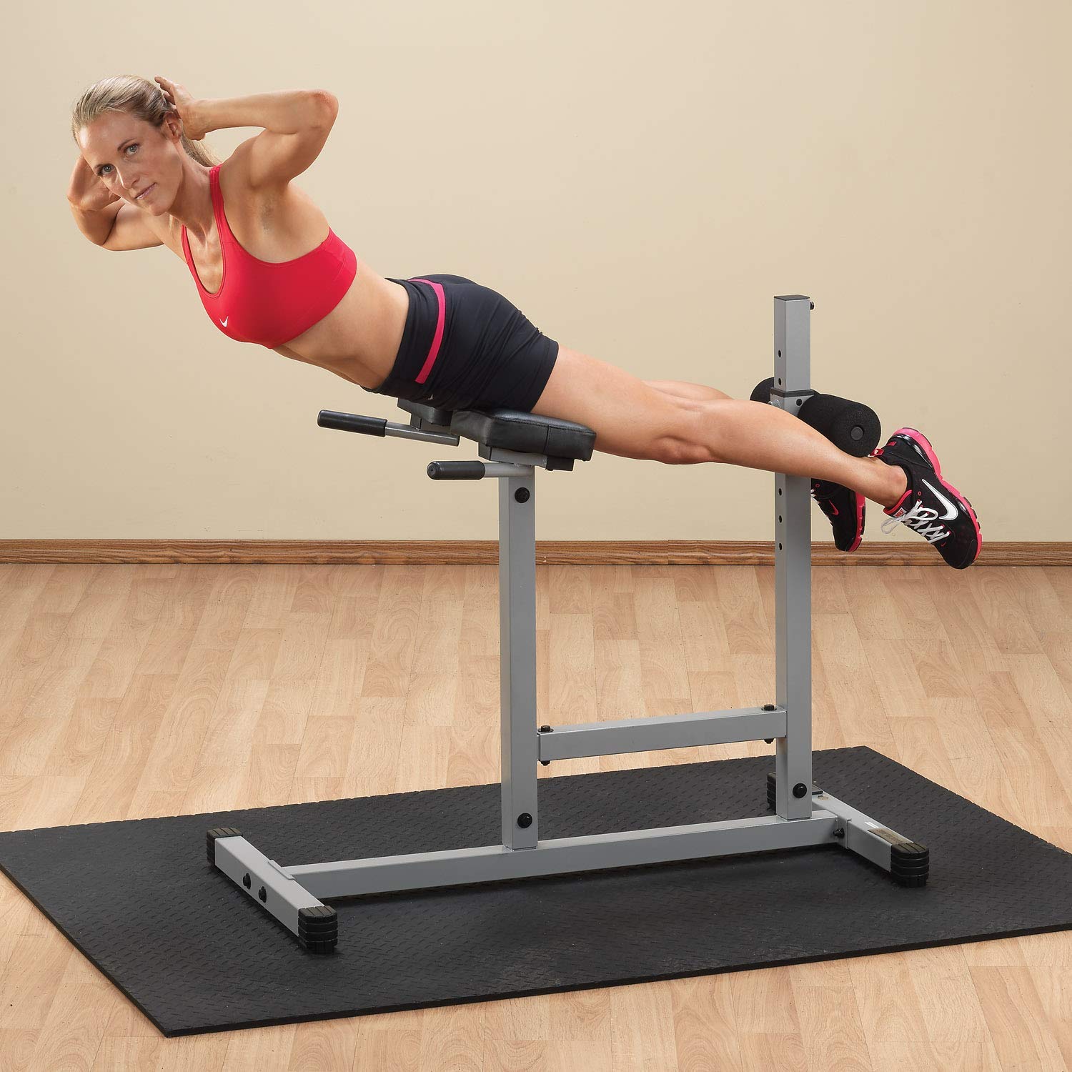 Body-Solid PCH-24X Powerline-Serie Rückentrainer | Rückenstrecker | Roman Chair | Hyperextension | Bauchtrainer