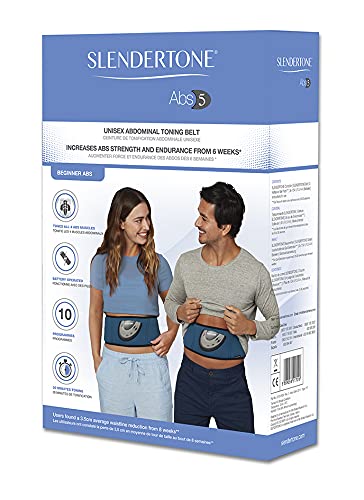 Slendertone Unisex Elektro-muskel-stimulation Abs 5 Bauchtrainer Mit Elektro muskel stimulation, grau, Einheitsgröße EU