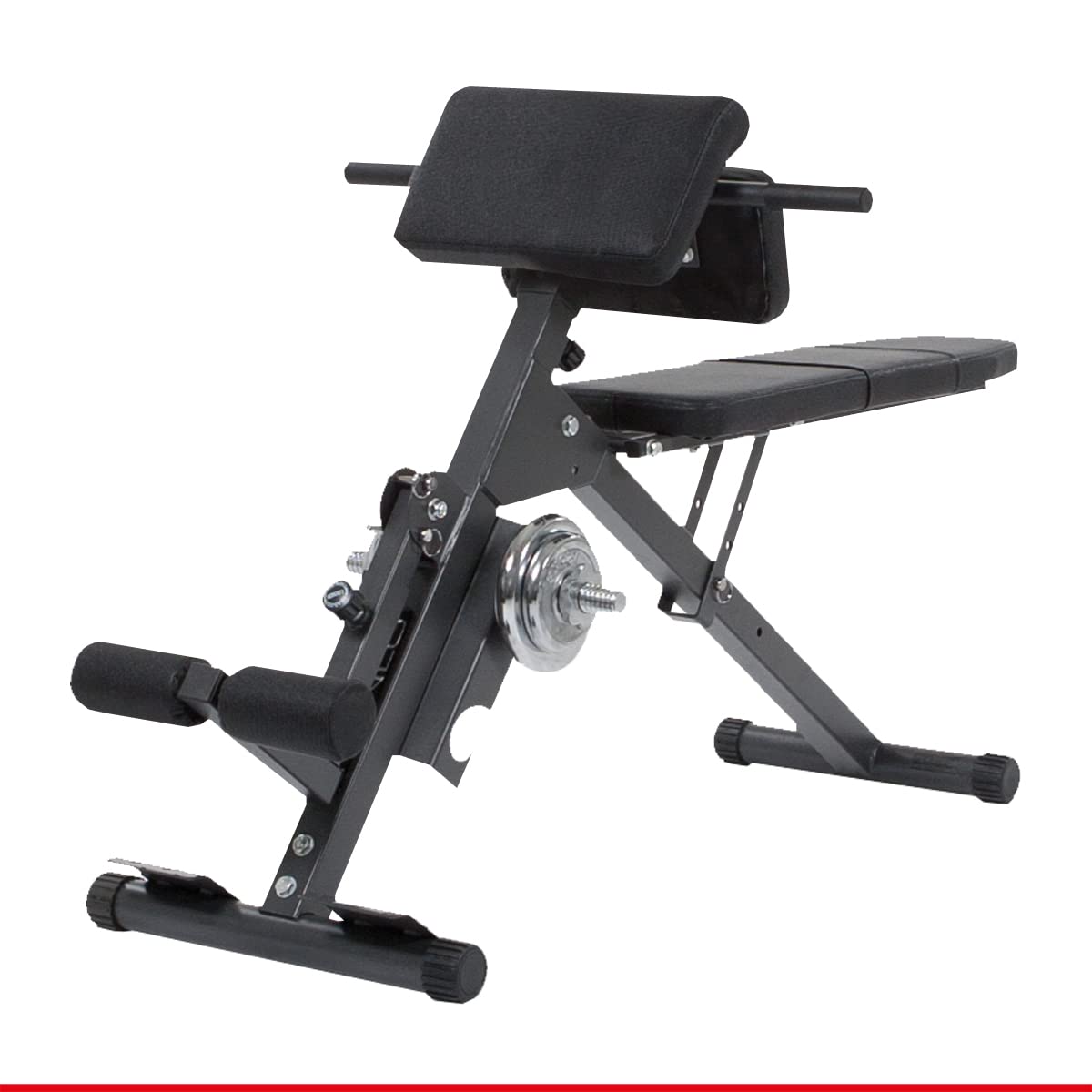 HAMMER Bauch Rückentrainer Ab And Back Trainer Bauch-rückentrainer, schwarz,