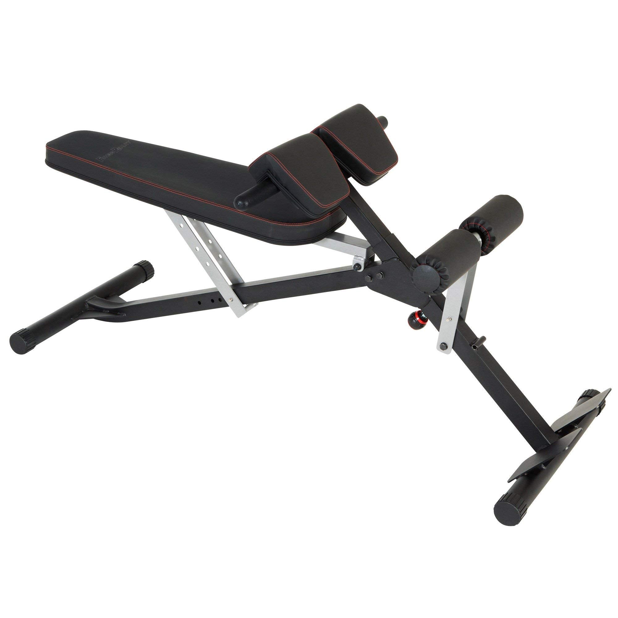 FITNESS REALITY X-Class Light Commercial Multi-Workout Hyperextension Bauch- und Rückentrainer, Schwarz